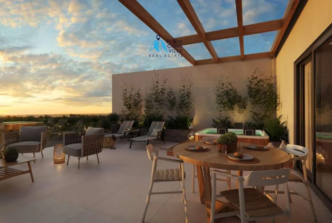 El Cortecito, two bedroom penthouse for sale in Bavaro, Punta Cana, Born ()