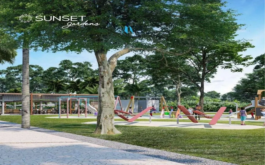Se vende en Bavaro, Villa de tres habitaciones con puesta de sol en Punta Cana
