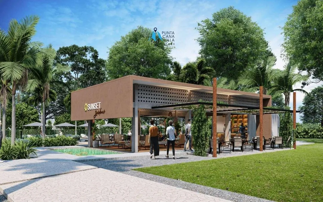 Se vende en Bavaro, Villa de tres habitaciones con puesta de sol en Punta Cana