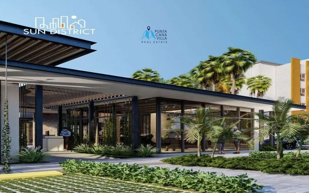 Se vende en Bávaro, Villa Palmera de tres habitaciones en Punta Cana