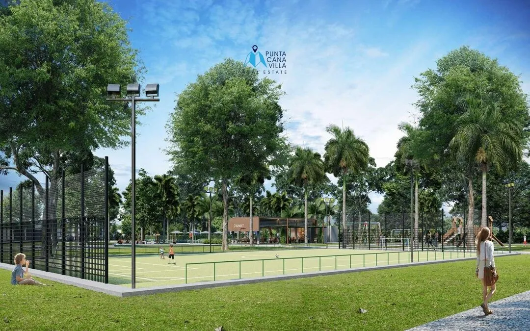 Se vende en Bávaro, Villa Palmera de tres habitaciones en Punta Cana