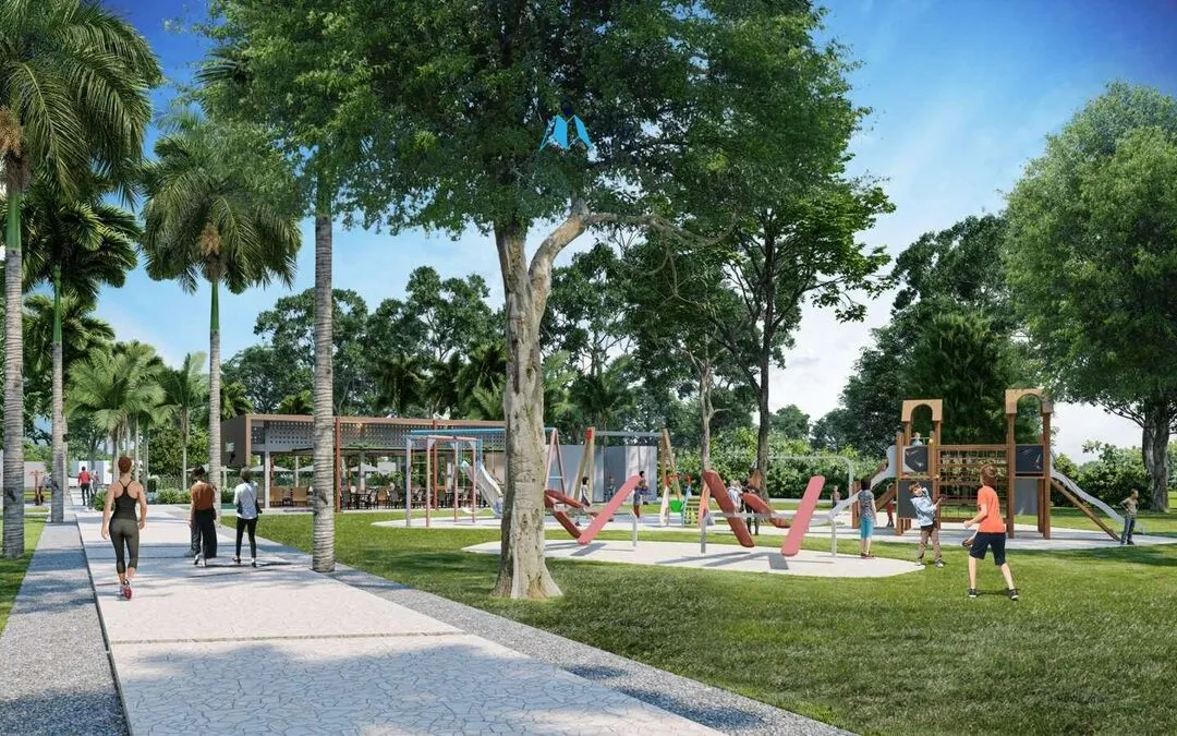 Se vende en Bávaro, Villa Palmera de tres habitaciones en Punta Cana