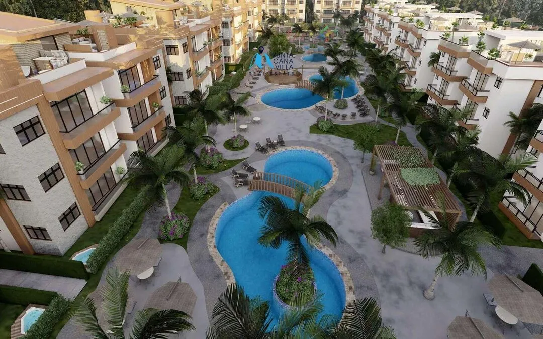 Gold Reef City: En venta en Punta Cana, apartamento de dos habitaciones en Bávaro