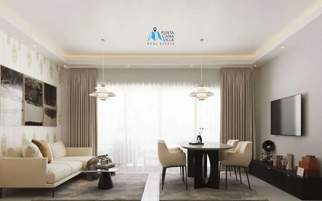 Gold Reef City: En venta en Punta Cana, apartamento de dos habitaciones en Bávaro
