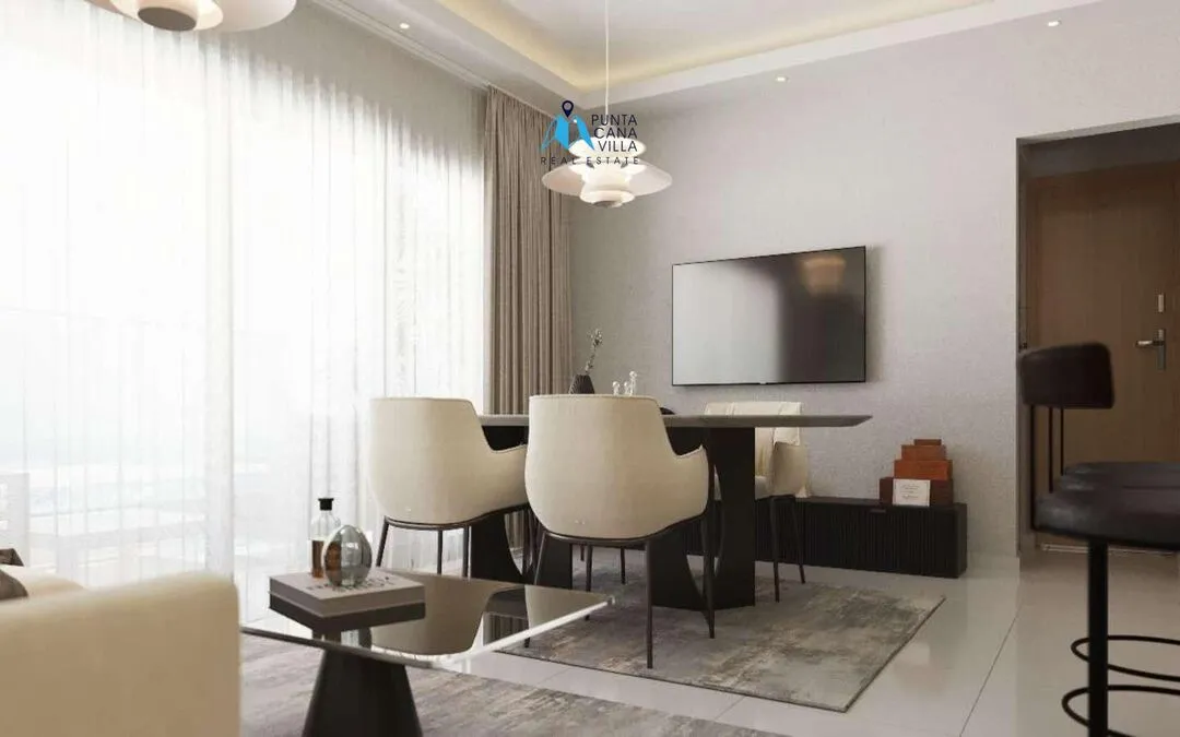 Gold Reef City: En venta en Punta Cana, apartamento de dos habitaciones en Bávaro