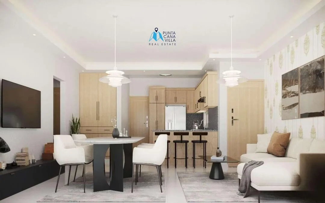 Gold Reef City: En venta en Punta Cana, apartamento de dos habitaciones en Bávaro