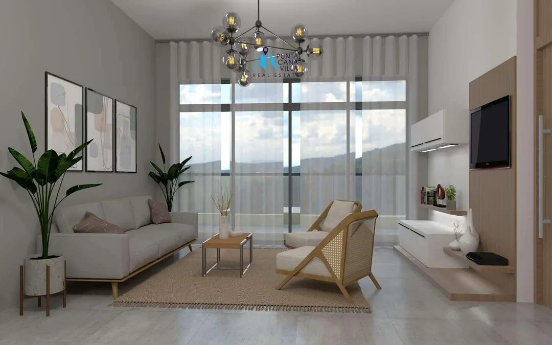 Se vende en Bavaro, apartamento de dos habitaciones en Punta Cana