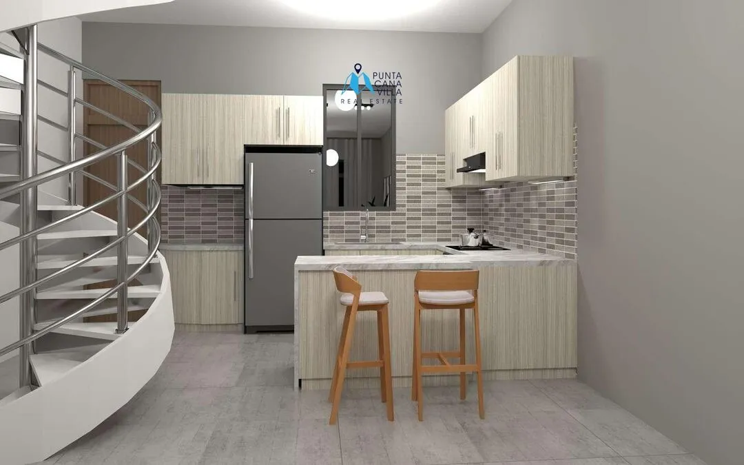 Se vende en Bavaro, apartamento de dos habitaciones en Punta Cana
