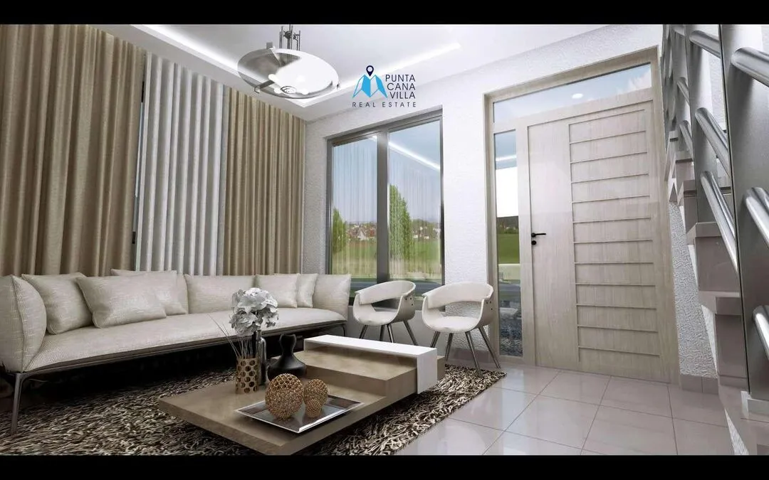 Se vende en Punta Cana, casa adosada de dos habitaciones en Bávaro