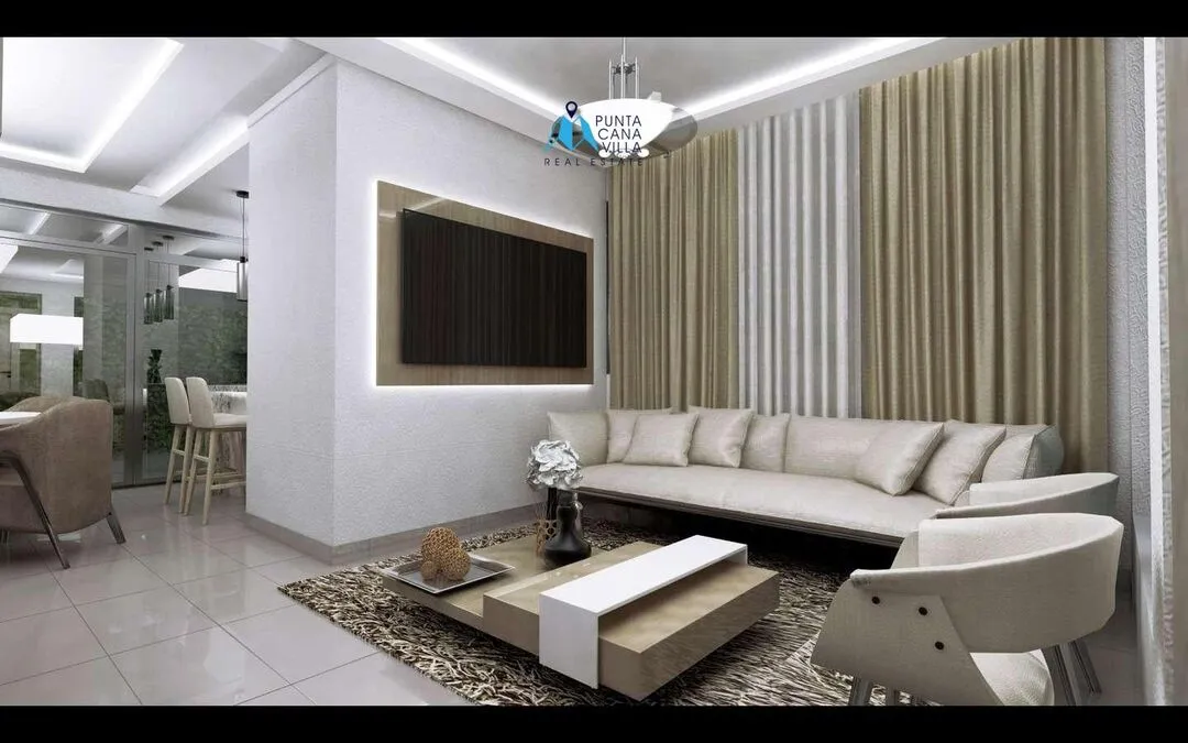 Se vende en Punta Cana, casa adosada de dos habitaciones en Bávaro