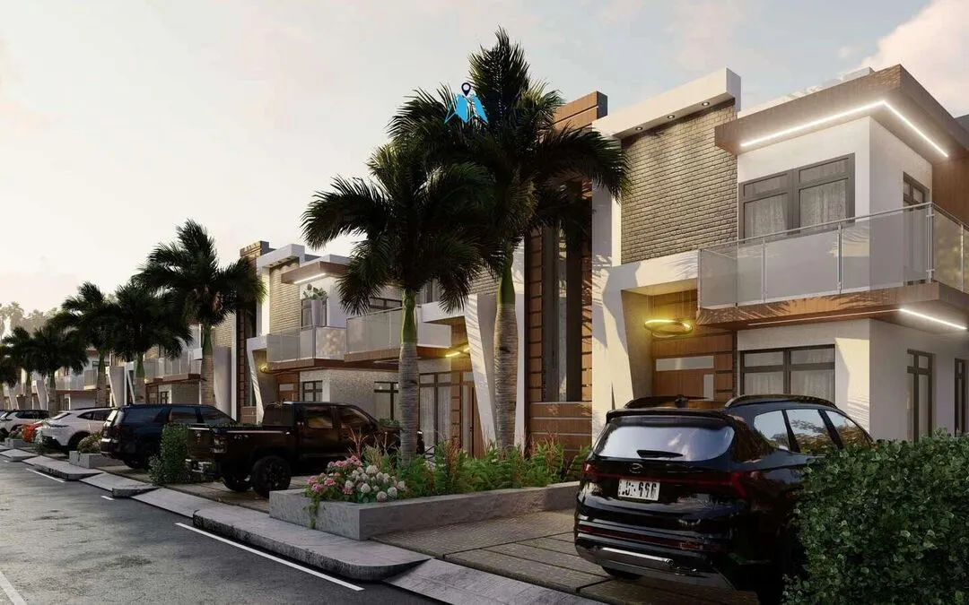 Se vende en Punta Cana, casa adosada de dos habitaciones en Bávaro