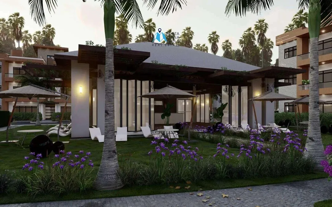 Se vende en Punta Cana, casa adosada de dos habitaciones en Bávaro