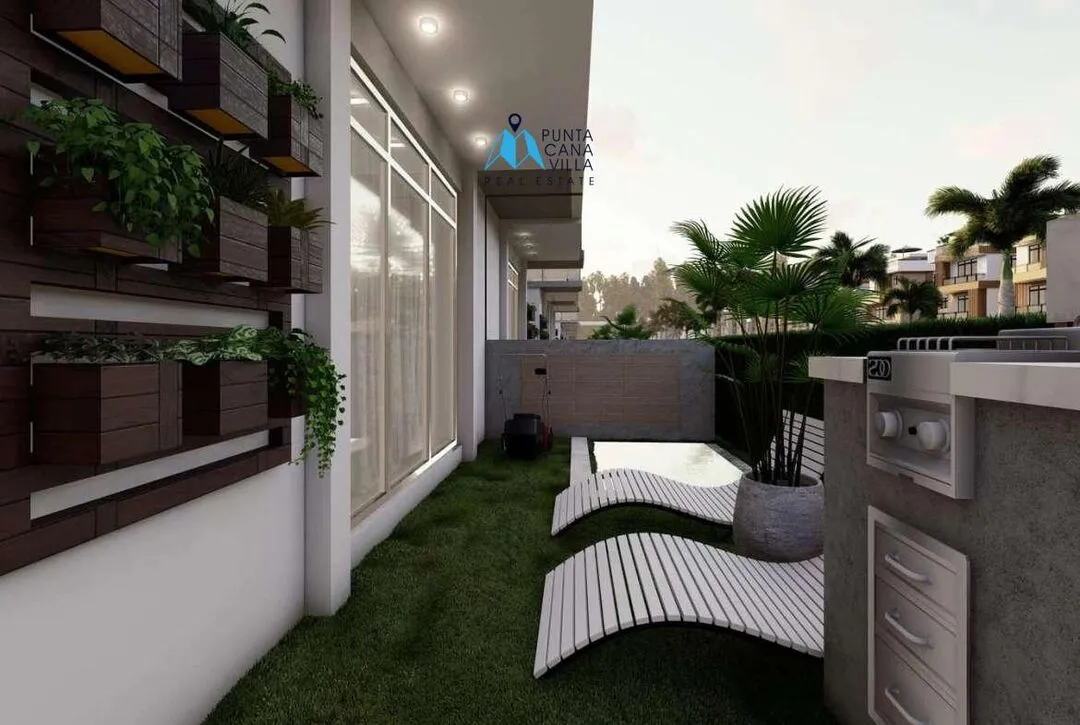 For sale in Bavaro, two bedroom townhouse in Punta Cana, Gold Reef City ()