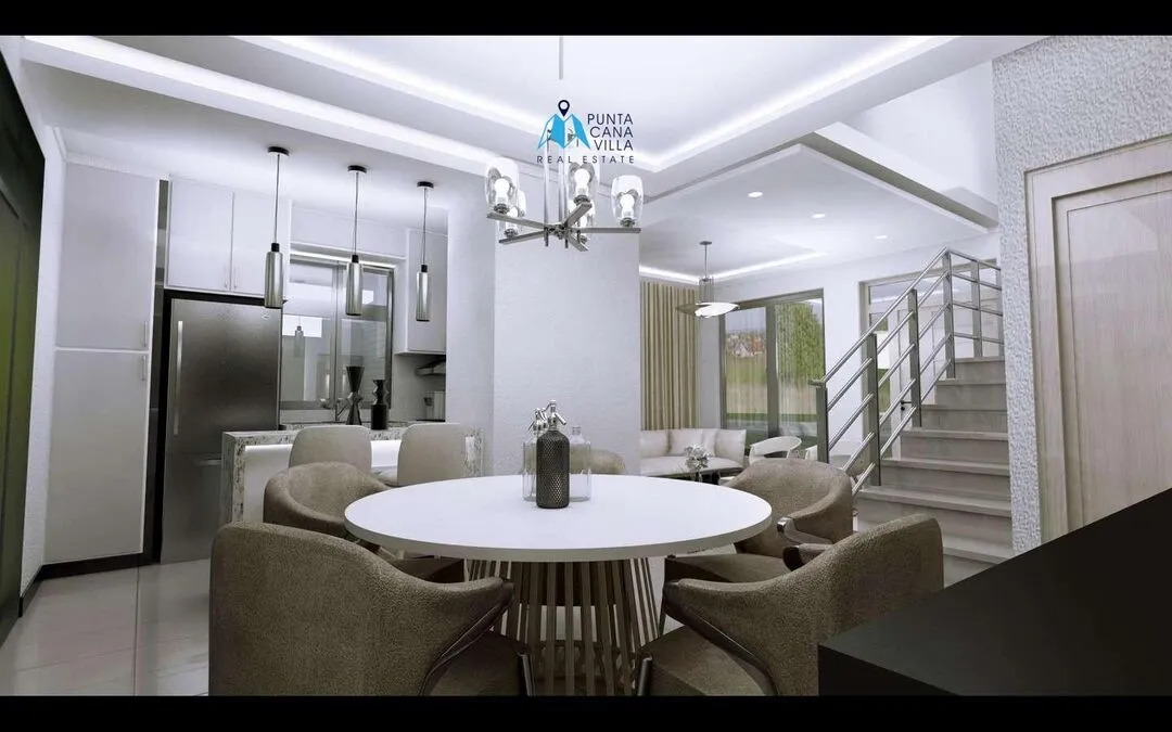 Se vende en Punta Cana, casa adosada de dos habitaciones en Bávaro