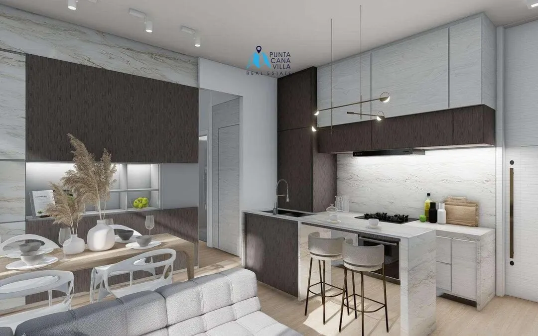 Se vende en Ciudad Las Canas, Apartamento de dos habitaciones en Cap Cana