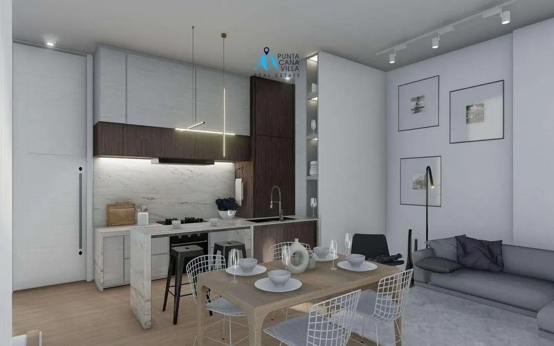 Se vende en Ciudad Las Canas, Apartamento de dos habitaciones en Cap Cana