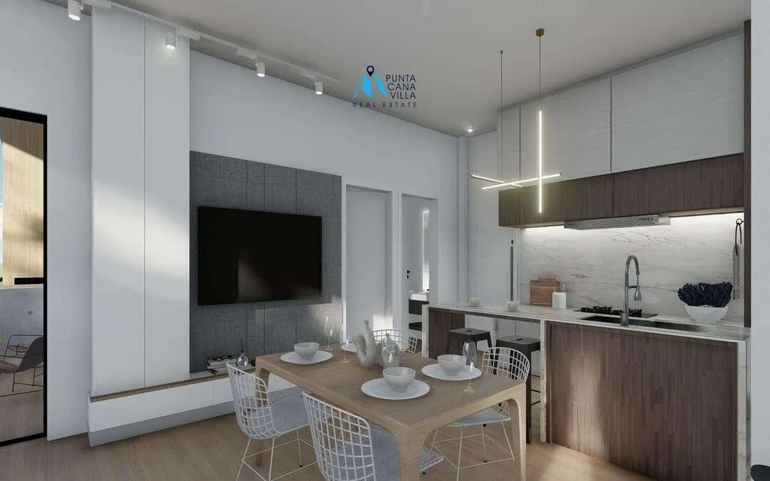 Se vende en Ciudad Las Canas, Apartamento de dos habitaciones en Cap Cana