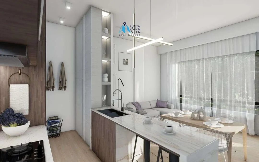 Se vende en Ciudad Las Canas, Apartamento de dos habitaciones en Cap Cana