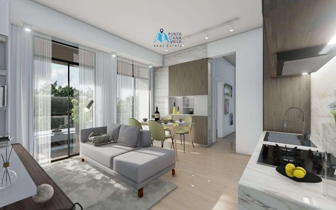 Se vende en Ciudad Las Canas, Apartamento de dos habitaciones en Cap Cana