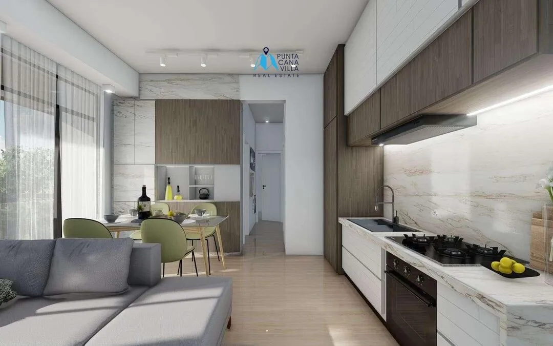 Se vende en Ciudad Las Canas, Apartamento de dos habitaciones en Cap Cana