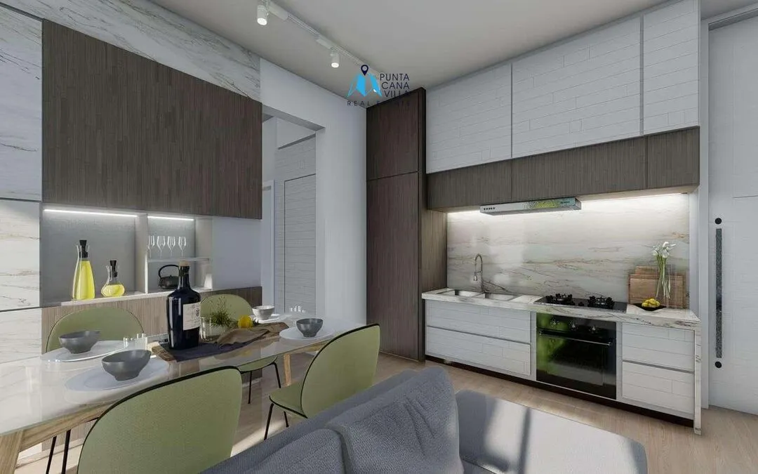 Se vende en Ciudad Las Canas, Apartamento de dos habitaciones en Cap Cana