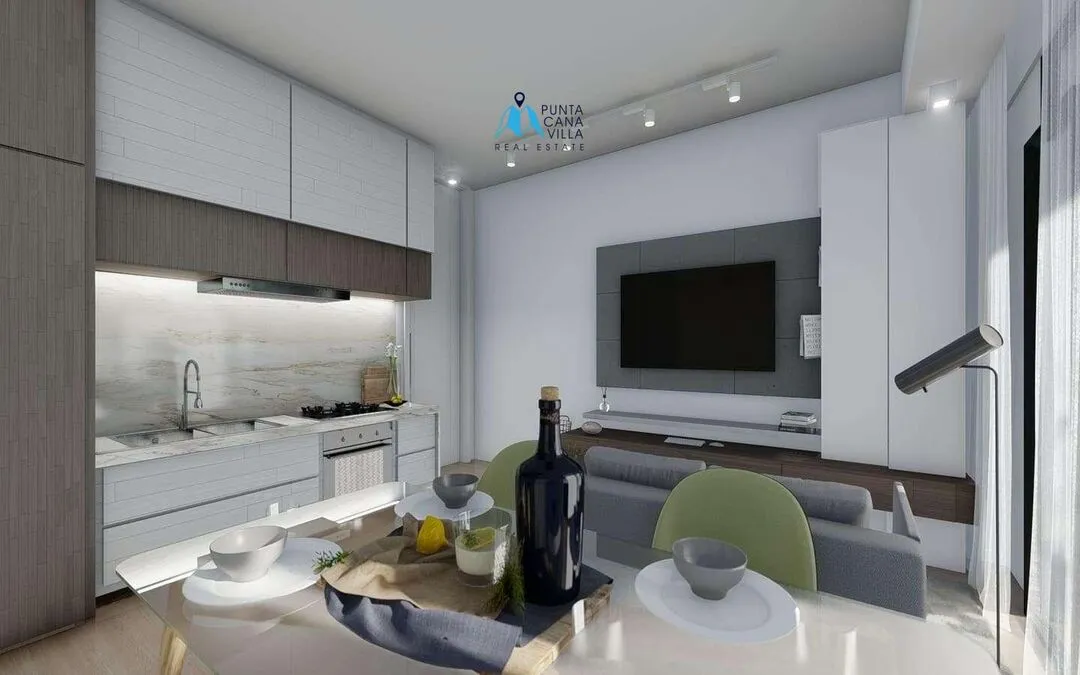 Se vende en Ciudad Las Canas, Apartamento de dos habitaciones en Cap Cana