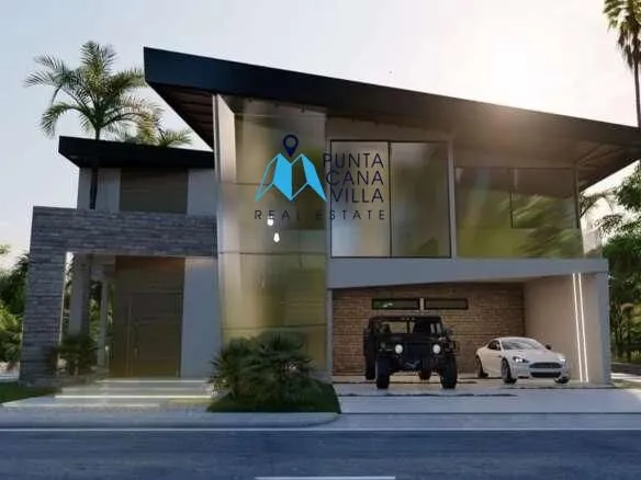 For sale in Las Iguanas, four bedroom villa in Cap Cana ()