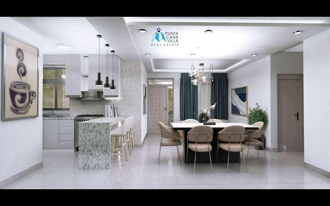 Se vende en Punta Cana, Villa de dos dormitorios en Bavaro