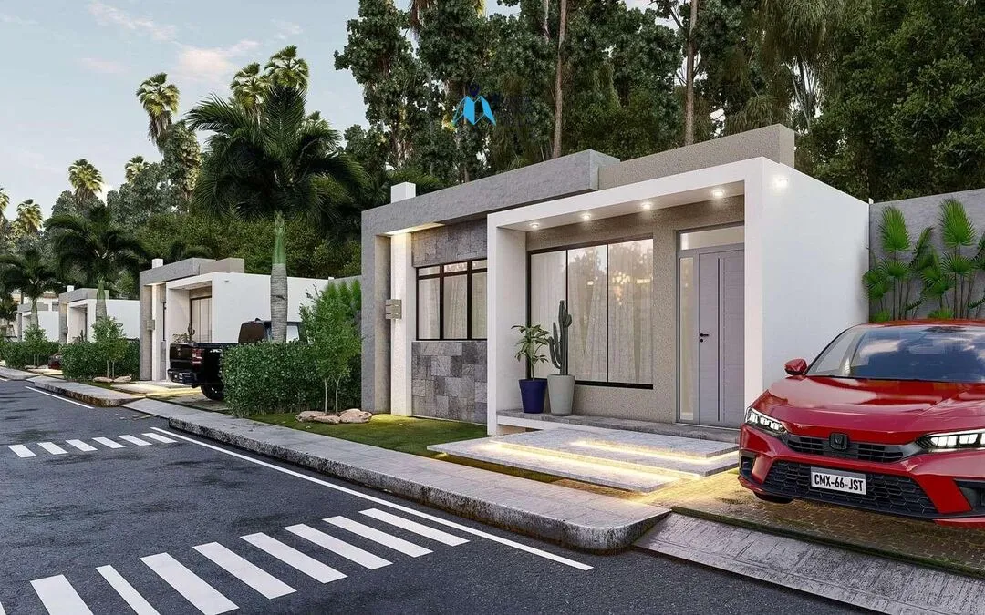 Se vende en Punta Cana, Villa de dos dormitorios en Bavaro