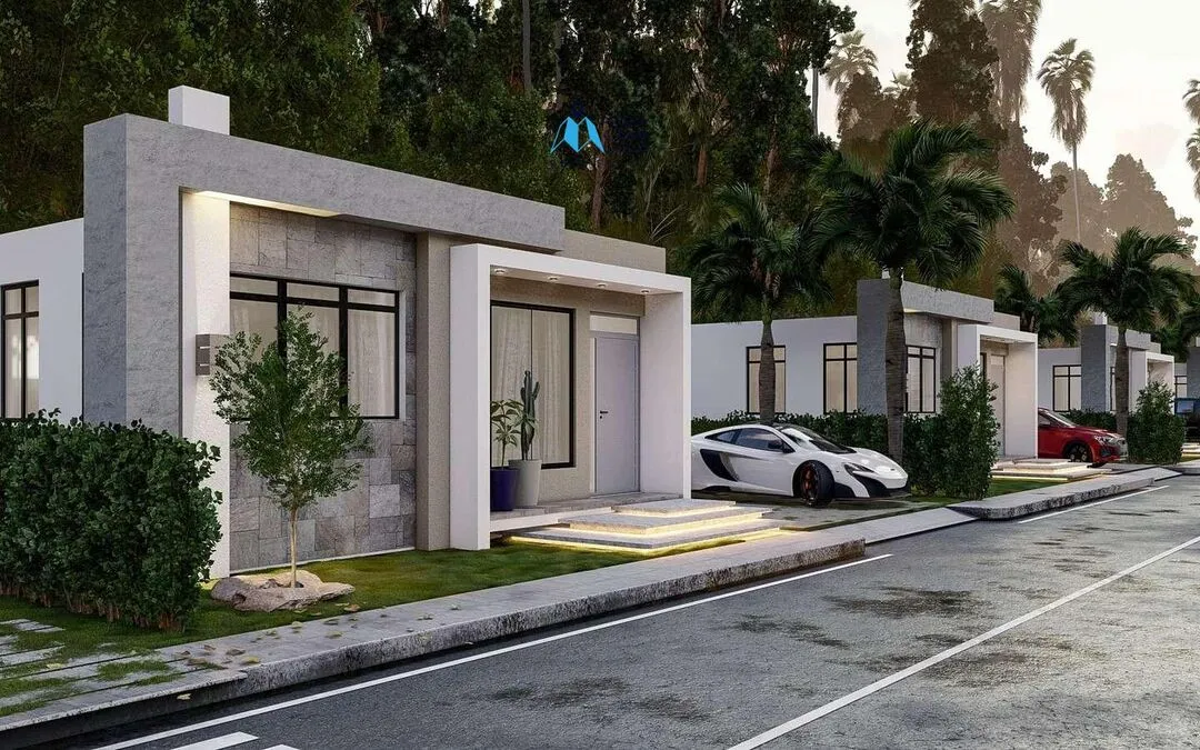 Se vende en Punta Cana, Villa de dos dormitorios en Bavaro