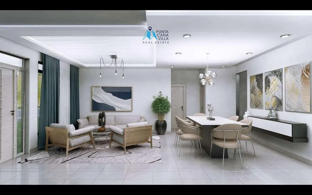 Se vende en Punta Cana, Villa de dos dormitorios en Bavaro