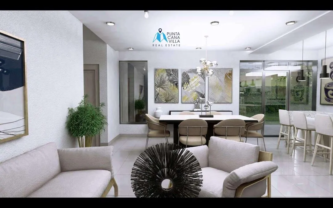 Se vende en Punta Cana, Villa de dos dormitorios en Bavaro