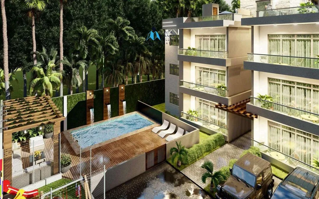 Se vende apartamento de dos habitaciones en Punta Cana, República Dominicana