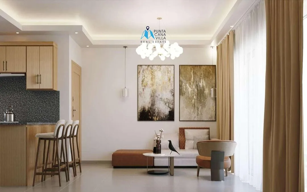 Se vende apartamento de dos habitaciones en Punta Cana, República Dominicana
