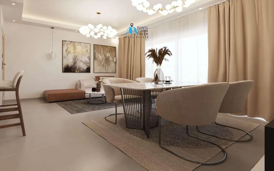 Se vende apartamento de dos habitaciones en Punta Cana, República Dominicana