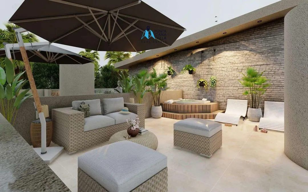 Se vende apartamento de dos habitaciones en Punta Cana, República Dominicana