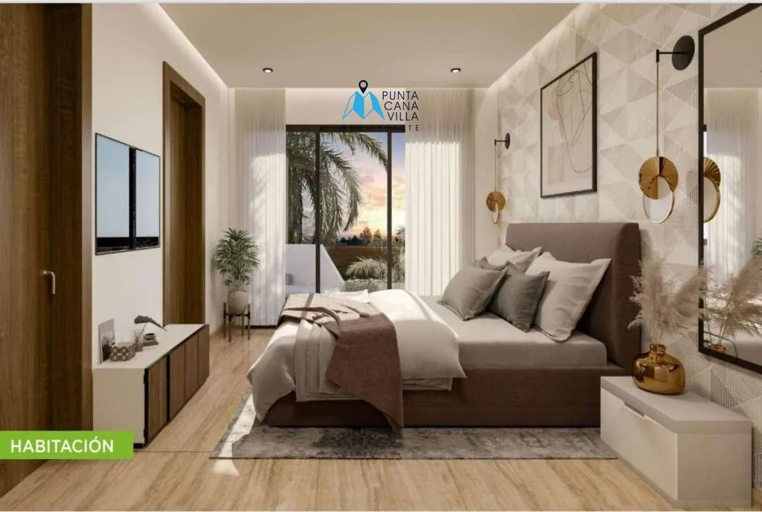 For sale in Cap Cana, three bedroom apartment in Ciudad Las Canas, DUO Homes ()