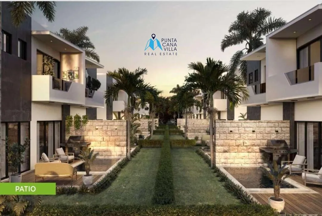 For sale in Cap Cana, three bedroom apartment in Ciudad Las Canas, DUO Homes ()