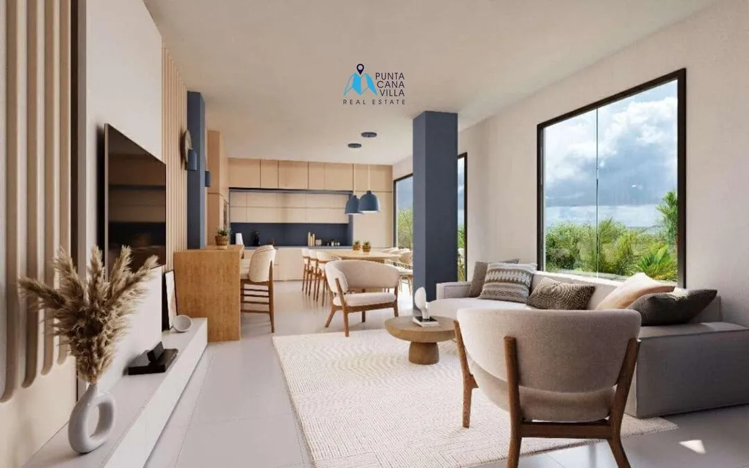 À vendre à Cap Cana, appartement de deux chambres dans Galia Residences