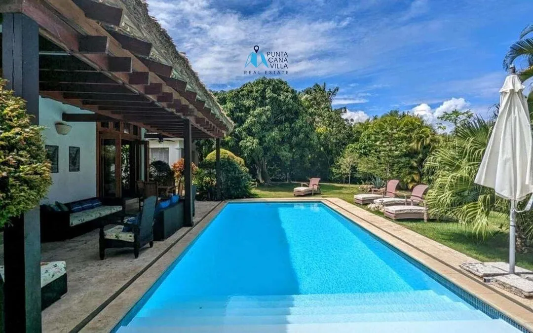 À vendre à Cap Cana, maison de quatre chambres à Caleton Cap Cana