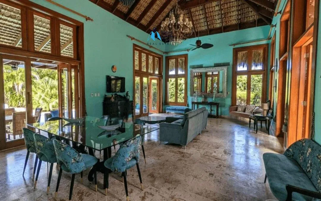 À vendre à Cap Cana, maison de quatre chambres à Caleton Cap Cana