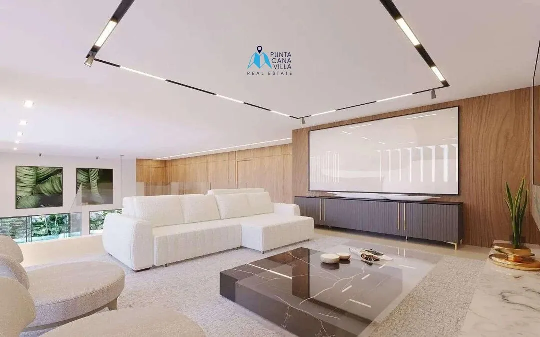 En venta en Punta Cana Village, villa de cuatro habitaciones en Punta Cana