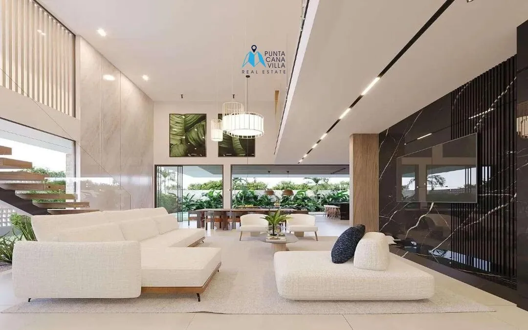 En venta en Punta Cana Village, villa de cuatro habitaciones en Punta Cana