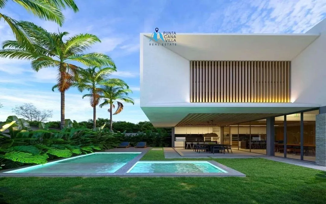 En venta en Punta Cana Village, villa de cuatro habitaciones en Punta Cana