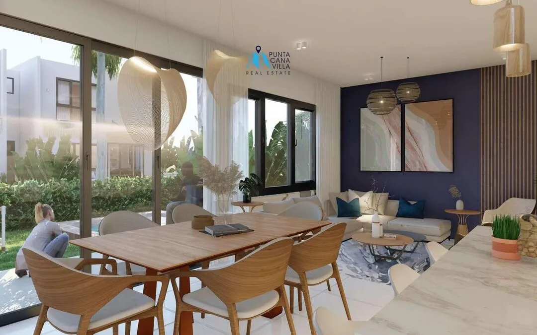 Vista Cana, villa à vendre à Punta Cana, villa de quatre chambres à Vista Cana