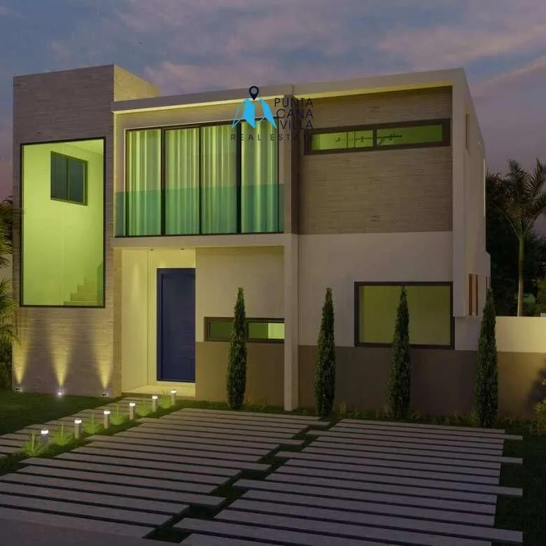 For sale in Punta Cana, three bedroom villa in Vista Cana, Blisstrails ()