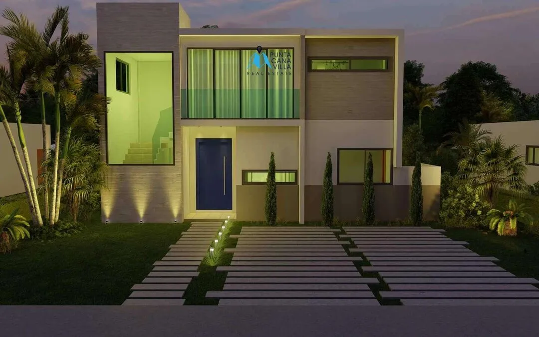 A vendre à Punta Cana, villa de trois chambres à Vista Cana