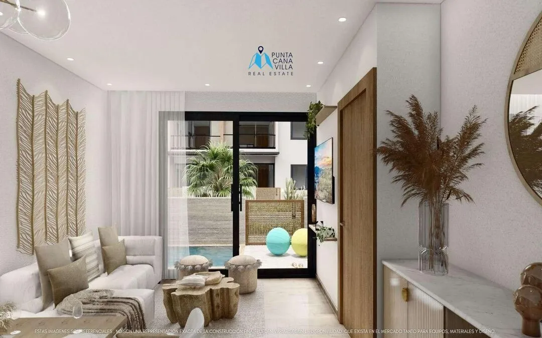 For sale in Punta Cana, two bedroom condo in Gaya Residences ()