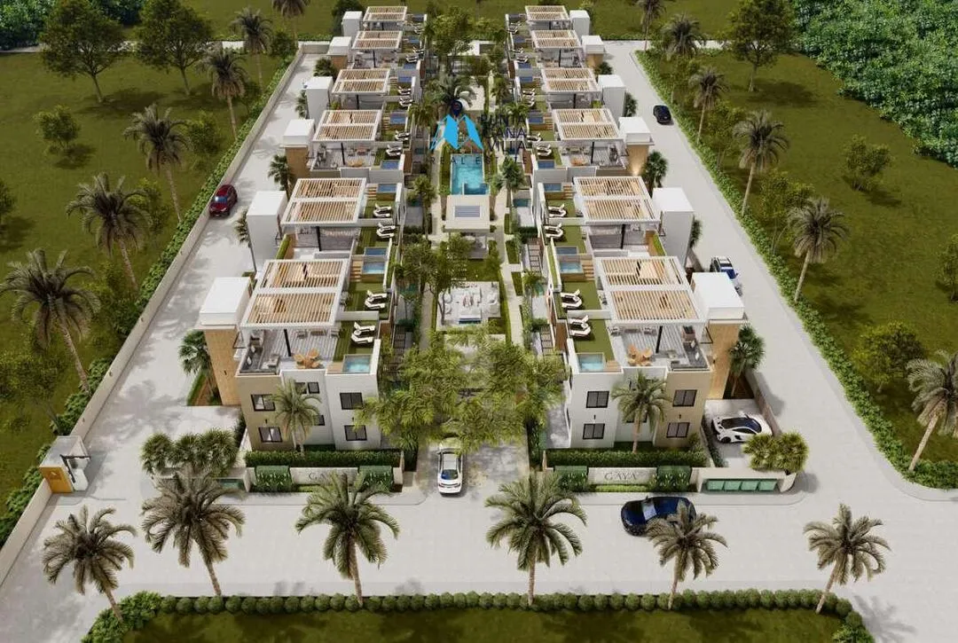 For sale in Punta Cana, two bedroom condo in Gaya Residences ()