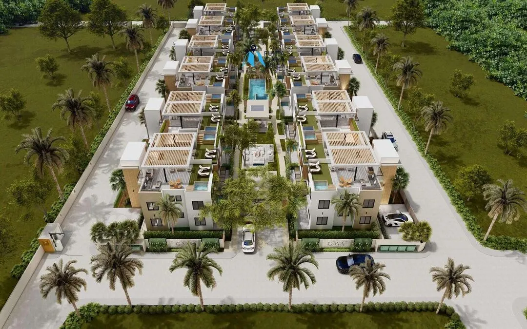 For sale in Punta Cana, two bedroom condo in Gaya Residences ()